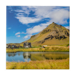 Azulejo Arnarstapi Amtmansshus Y Monte Stapafell, Islandés