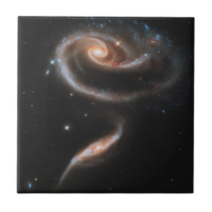 Azulejo Arp 273 Interactuando Galaxias En Andromeda.