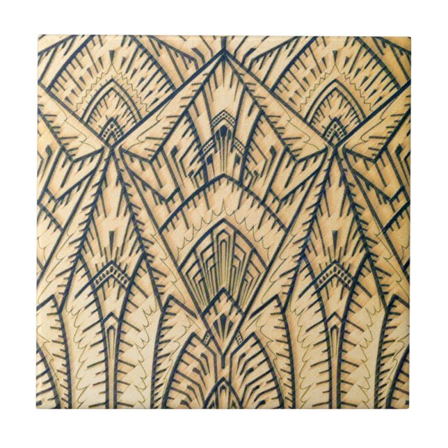 Azulejo Arquitecto Geométrico Art Déco (Frente)