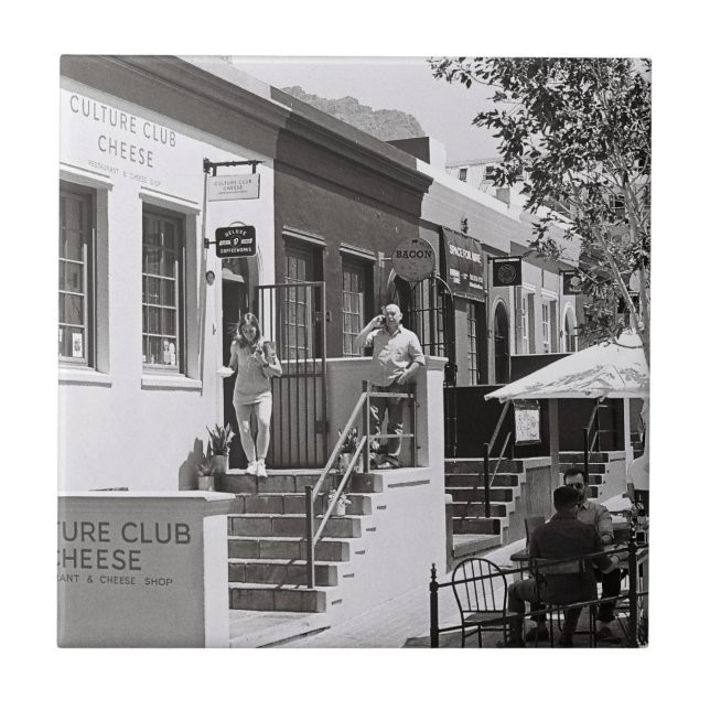 Azulejo Arquitectura del paisaje urbano de Ciudad del Cabo (Frente)