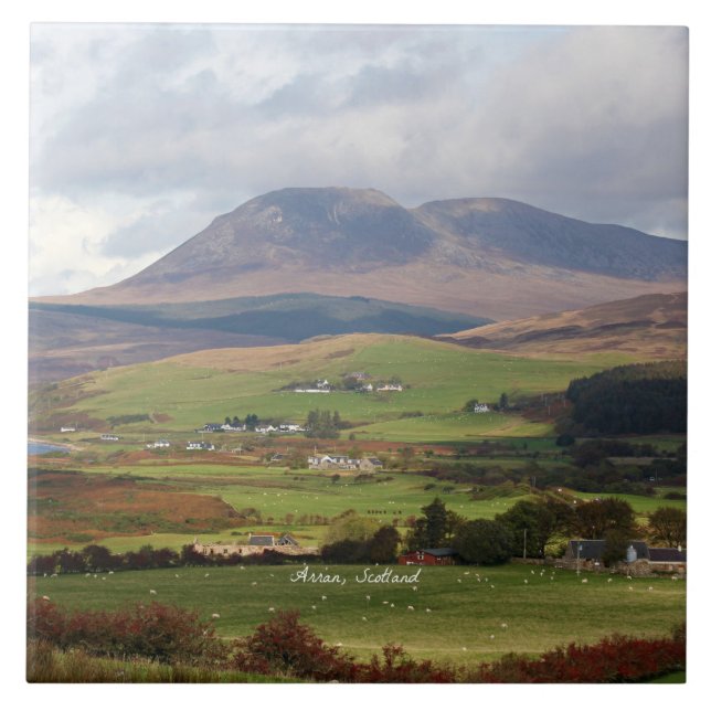 Azulejo Arran, paisaje escénico de Escocia (Frente)