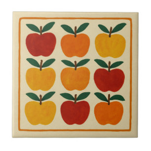 Azulejo Arreglo de Manzanas Alegre