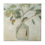 Azulejo Arreglo Neutral - Marfil<br><div class="desc">Acuerdo Neutral I de Emma Scarvey. Tiene hojas y bayas en un jarrón pequeño.</div>