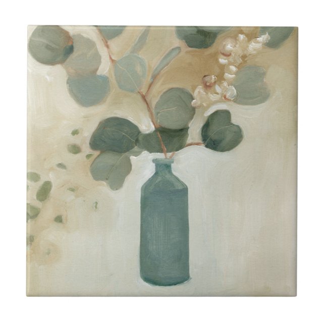 Azulejo Arreglo Neutral - Verdor en Vase (Frente)