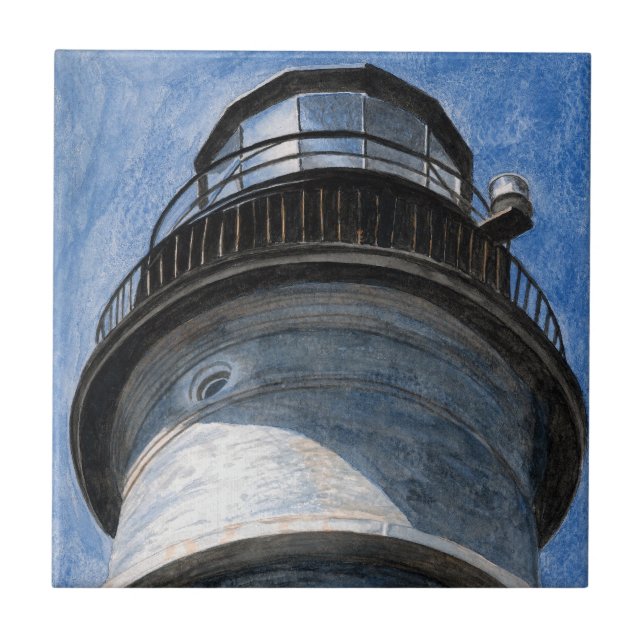 Azulejo Arriba de la luz de cabeza de Portland (Frente)