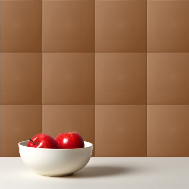 Azulejo Arroz marrón de color sólido (Subido por el creador)