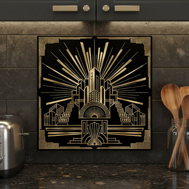 Azulejo Art Deco Architectural Geometric Pat#7 ID1196 (Subido por el creador)