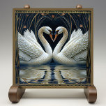Azulejo Art Decó Cisnes Pared Decoración Art Nouveau Swan<br><div class="desc">¡Bienvenidos a CreaTile! Aquí encontrará diseños de baldosas hechos a mano que he hecho personalmente artesanalmente y vintage baldosas de barro cerámico y porcelana, ya sean manchadas o naturales. Me encanta diseñar productos de cerámica y azulejos, con la esperanza de darte una manera de transformar tu hogar en algo que...</div>