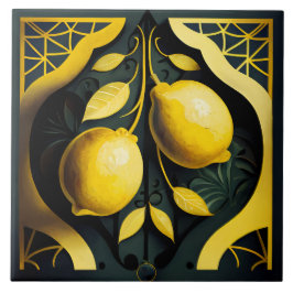 Azulejo Art Deco Lemons