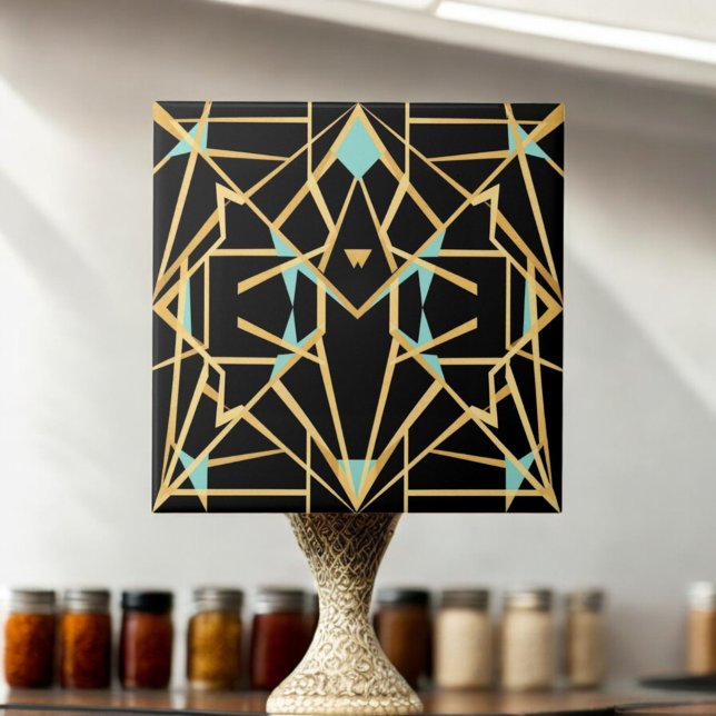 Azulejo Art Deco reimaginado (Subido por el creador)