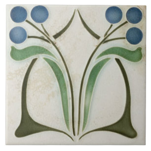 Azulejo - Art Nouveau Antiguo