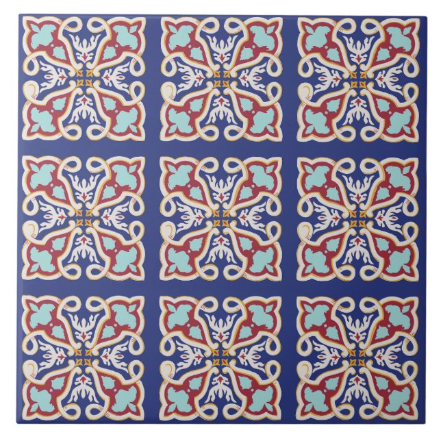Azulejo Art Nouveau Bird Ceramic Decorative  (Frente)