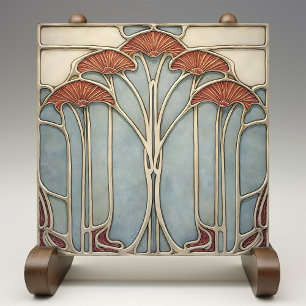 Azulejo Art Nouveau Bloom