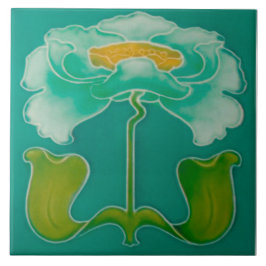 Azulejo Art Nouveau ceramic firepkace Wall Tile