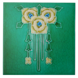 Azulejo Art Nouveau Ceramic Fireplace Wall tile