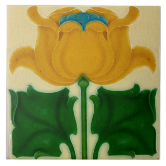 Azulejo Art nouveau ceramic tile