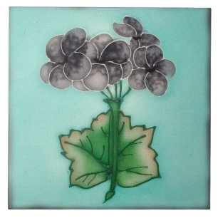 Azulejo Art nouveau ceramic tile