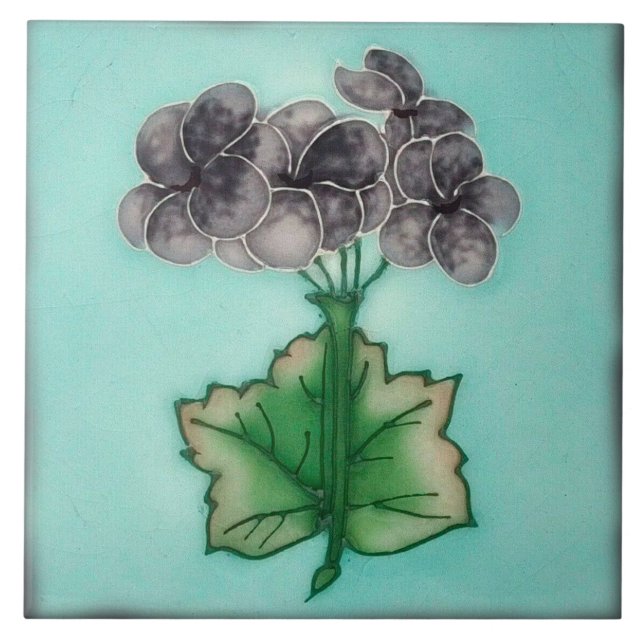 Azulejo Art nouveau ceramic tile (Frente)