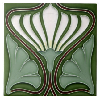 Azulejo Art Nouveau Ceramic Wall fireplace Tile