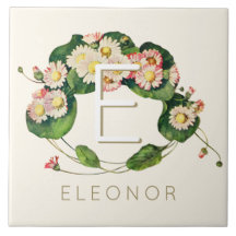 Art Nouveau Daisies fue un monograma para personal