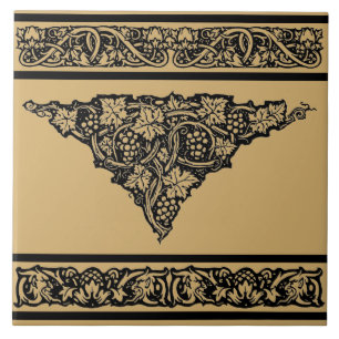Azulejo Art Nouveau Grapevine