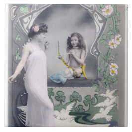 Azulejo Art Nouveau Valentine de 1904