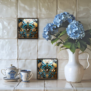 Azulejo Art Nouveau Vintage