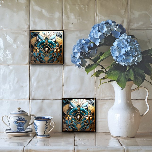 Azulejo Art Nouveau Vintage (Subido por el creador)