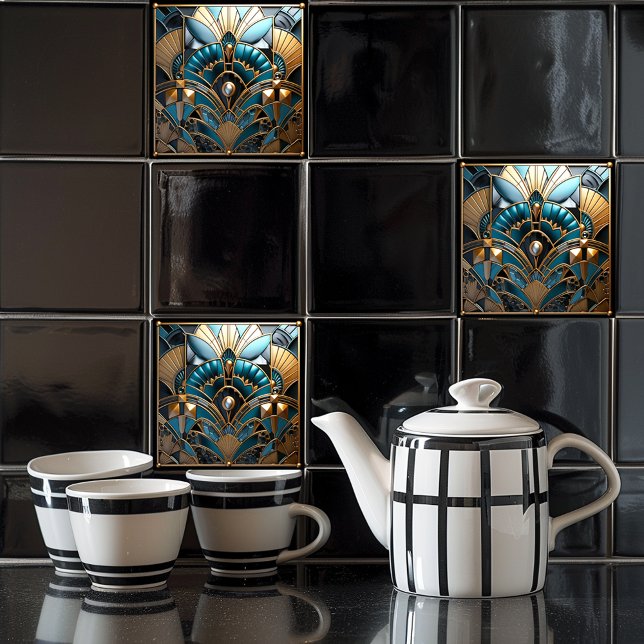Azulejo Art Nouveau Vintage (Subido por el creador)