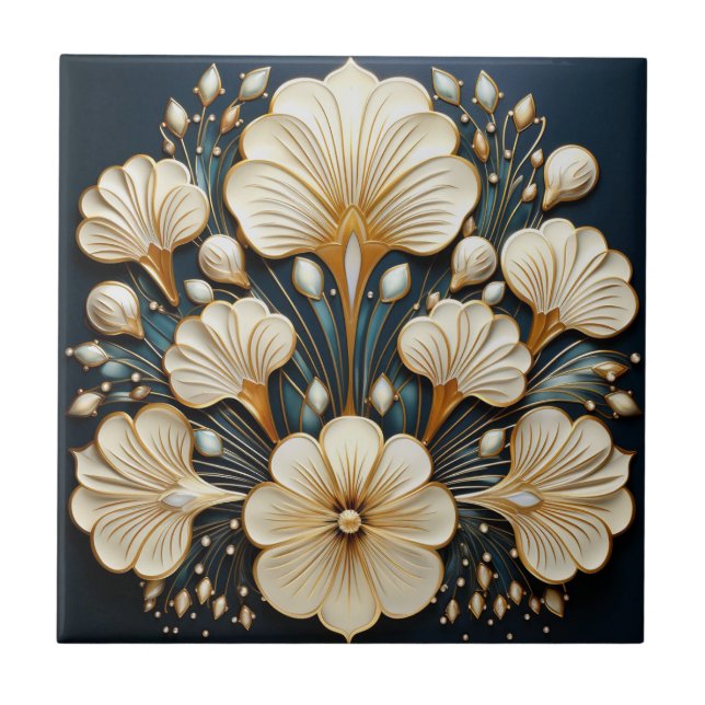 Azulejo Art Nouveau Vintage (Frente)