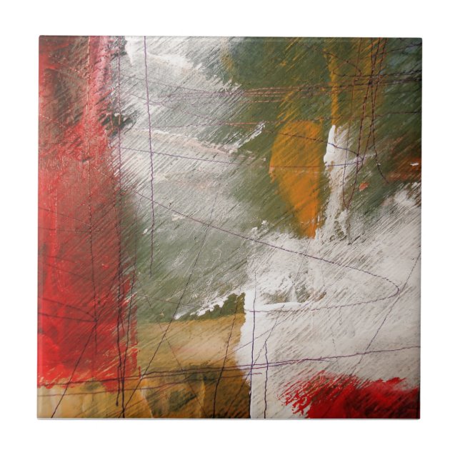 Azulejo Arte abstracto moderno (Frente)