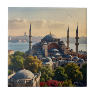 Azulejo Arte acuático de Estambul