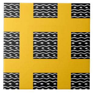 Azulejo Arte africano, Naranja de patrones étnicos