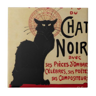 Azulejo Arte Antiguo Moderno, Esta Noche Gato Negro