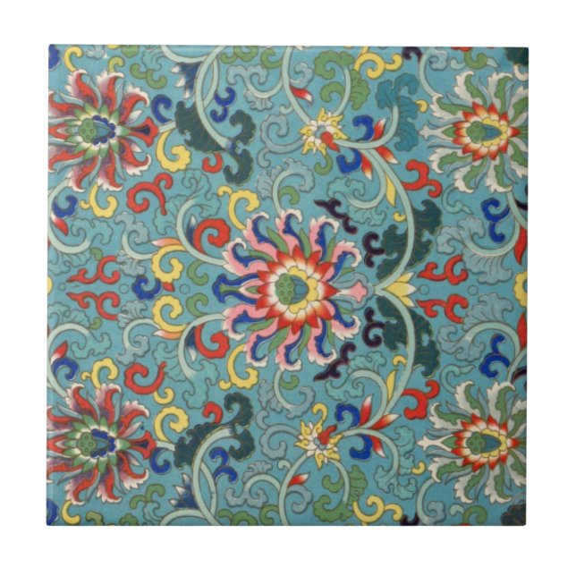 Azulejo Arte chino vintage (Frente)