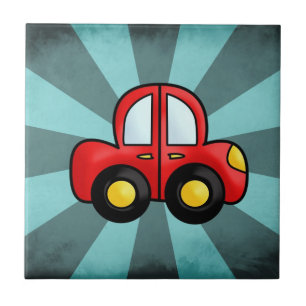 Azulejo Arte de automóvil clásico Impresión automotriz ret