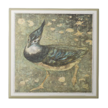 Arte de aves vintage holandés victoriano