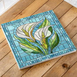 Azulejo Arte de Calla Lily Mosaic