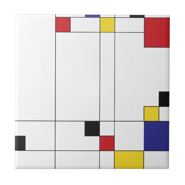 Azulejo Arte de DeStijl (Frente)