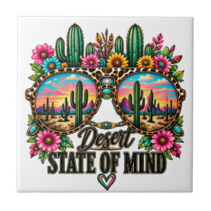 Azulejo Arte de Gafas de Sol Western Estado de Ánimo