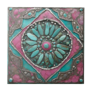 Azulejo Arte de guijarro en un