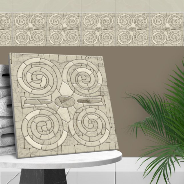 Azulejo Arte de Mosaico de Arena Tribal (Subido por el creador)