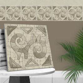 Azulejo Arte de Mosaico de Arena Tribal