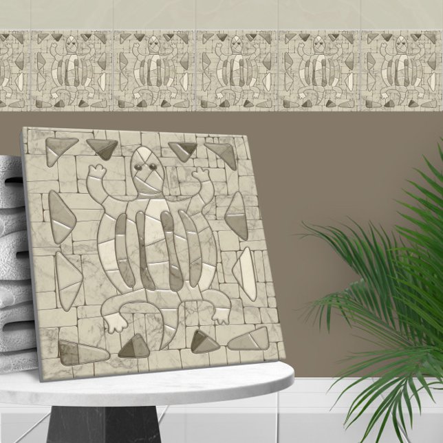 Azulejo Arte de Mosaico de Arena Tribal (Subido por el creador)