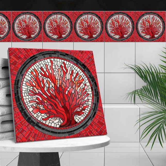 Azulejo Arte de mosaico de coral en el Mar Rojo (Subido por el creador)