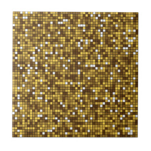 Azulejo Arte de mosaico geométrico decorativo Golden Moder