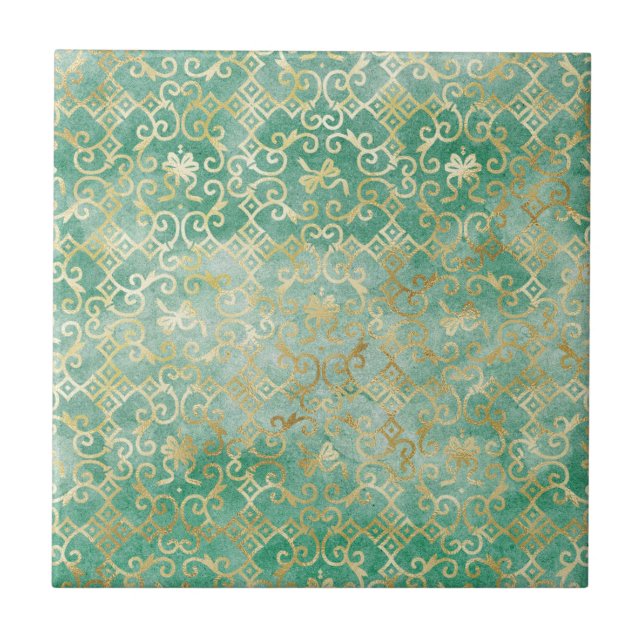 Azulejo Arte de mosaicos antiguos (Frente)