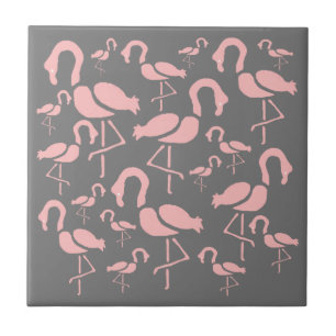 Azulejo Arte de pájaro Fun Pink