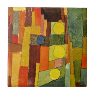 Azulejo Arte de Paul Klee: Al estilo de Kairouan