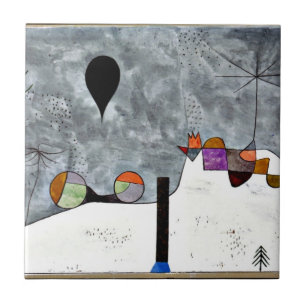 Azulejo Arte de Paul Klee: Pintura de invierno